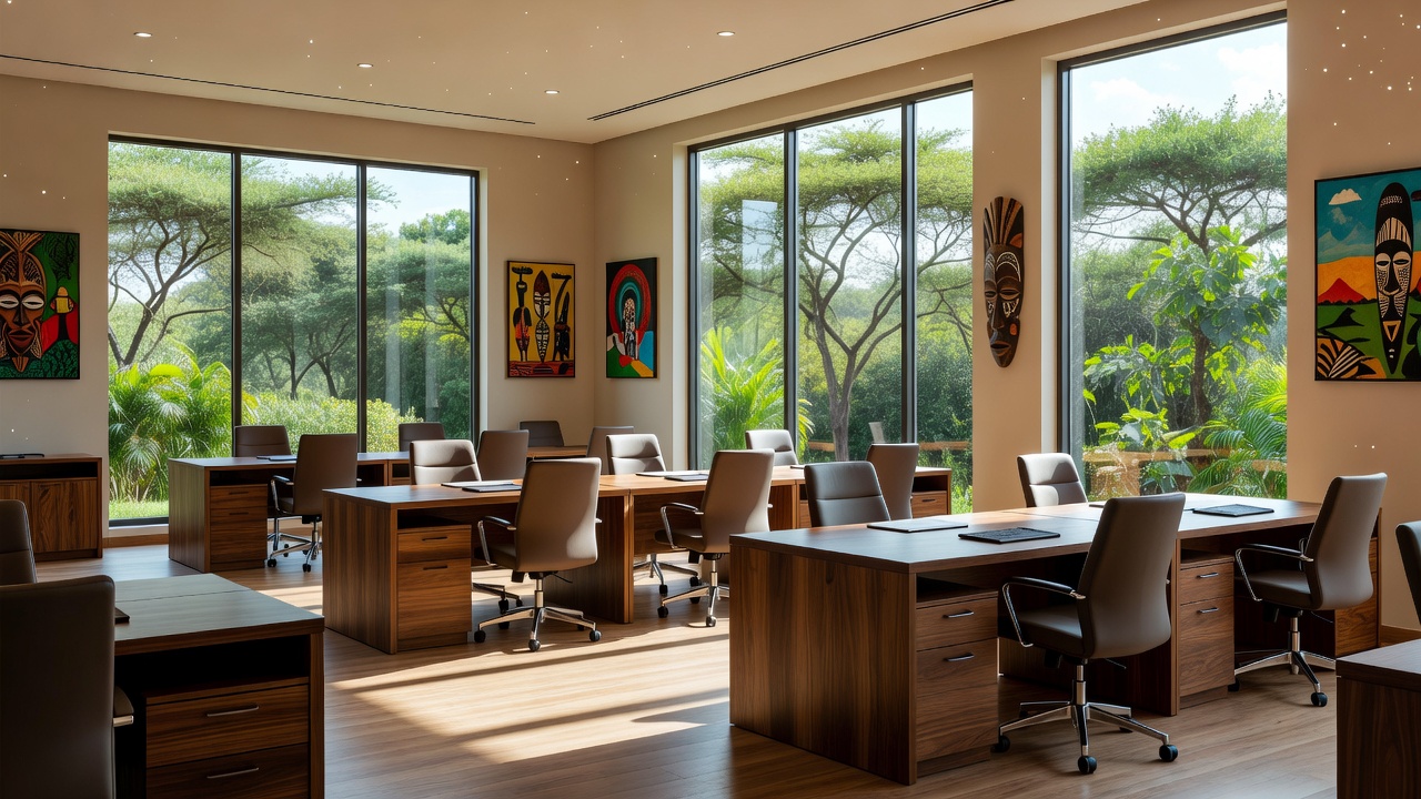 Forest Harbor Hall office interior showing consulting workspace