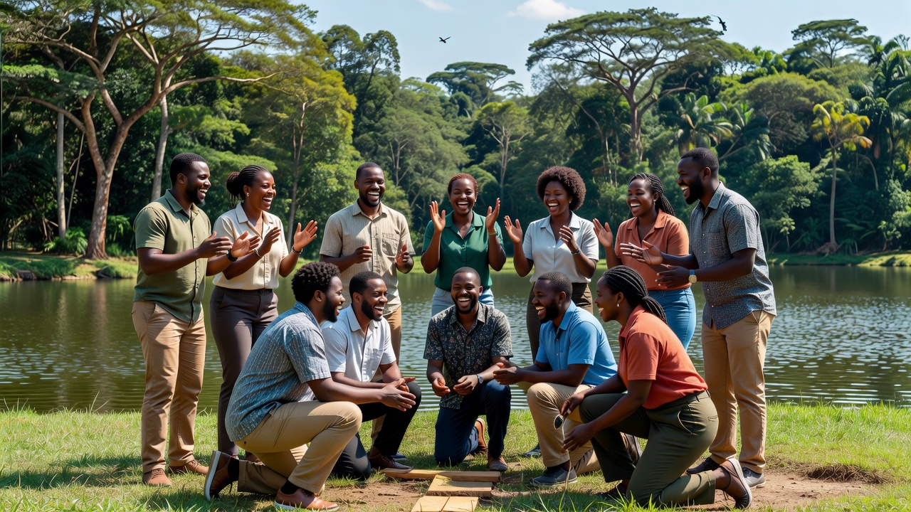 Team building workshop in Uganda