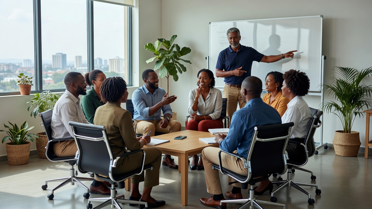 Leadership coaching workshop in Kampala